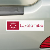 Autocollant De Voiture Drapeau de pin Ridge de Lakota (En voiture)