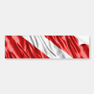 Autocollant De Voiture Drapeau de plongeur