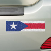 AUTOCOLLANT DE VOITURE DRAPEAU DE PORTO RICO (En voiture)