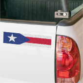 AUTOCOLLANT DE VOITURE DRAPEAU DE PORTO RICO (Sur camion)