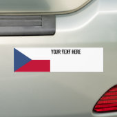 Autocollant De Voiture Drapeau de République Tchèque (En voiture)