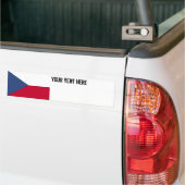 Autocollant De Voiture Drapeau de République Tchèque (Sur camion)