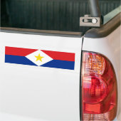Autocollant De Voiture Drapeau de Saba (Sur camion)