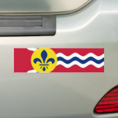 Autocollant De Voiture Drapeau de Saint-Louis, Missouri (En voiture)