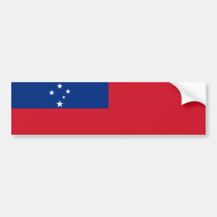 Autocollant De Voiture Drapeau de Samoa