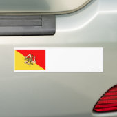 Autocollant De Voiture Drapeau de Sicilia (En voiture)