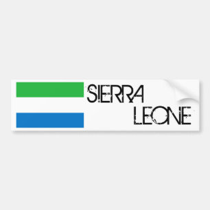 Autocollant De Voiture Drapeau de Sierra Leone