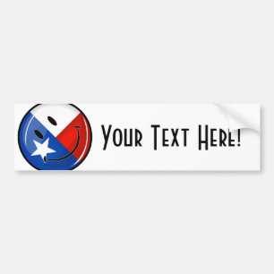 Autocollant De Voiture Drapeau de sourire du Texas