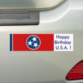 Autocollant De Voiture Drapeau de Sticker du Tennessee (En voiture)