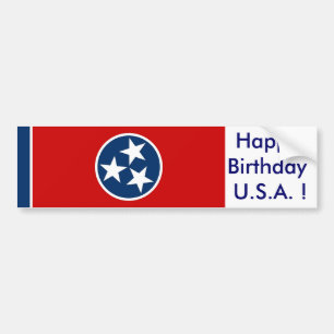 Autocollant De Voiture Drapeau de Sticker du Tennessee