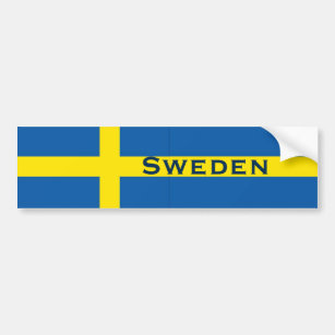Autocollant De Voiture Drapeau de Suédois de la Suède