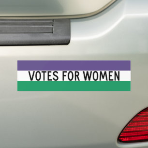 Autocollant De Voiture Drapeau de Suffragette Votes pour le suffrage fémi