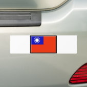 Autocollant De Voiture Drapeau de Taïwan (En voiture)