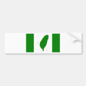 Autocollant De Voiture Drapeau de Taïwan indépendant - 臺灣獨立運動 - 台灣獨立運動 (Devant)
