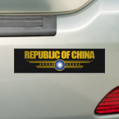 Autocollant De Voiture Drapeau de Taïwan (République de Chine) (En voiture)