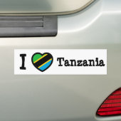 Autocollant De Voiture Drapeau de Tanzanie (En voiture)