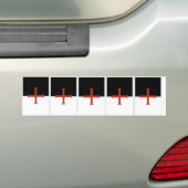Autocollant De Voiture Drapeau de Templar (En voiture)