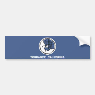 Autocollant De Voiture Drapeau de Torrance (Californie)