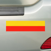 Autocollant De Voiture Drapeau de Varsovie, Pologne (En voiture)