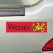 Autocollant De Voiture Drapeau de Wessex (En voiture)