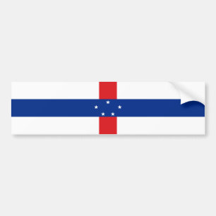 Autocollant De Voiture Drapeau des Antilles néerlandaises