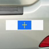 Autocollant De Voiture Drapeau des Asturies (Espagne) (En voiture)