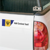 Autocollant De Voiture Drapeau des Barbade (Sur camion)