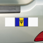 Autocollant De Voiture Drapeau des Barbade (En voiture)