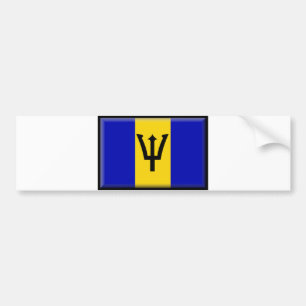 Autocollant De Voiture Drapeau des Barbade