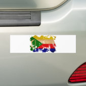 Autocollant De Voiture Drapeau des Comores (En voiture)