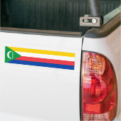 Autocollant De Voiture Drapeau des Comores (Sur camion)