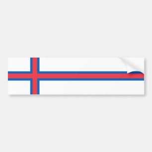 Autocollant De Voiture Drapeau des îles Féroé