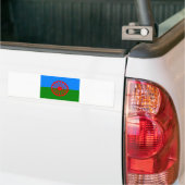 Autocollant De Voiture Drapeau des personnes Romani - drapeau Romani (Sur camion)