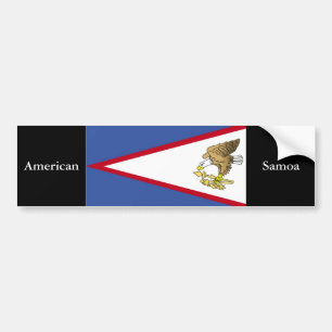 Autocollant De Voiture Drapeau des Samoa américaines