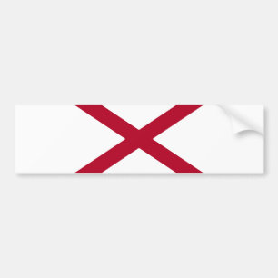 Autocollant De Voiture Drapeau d'État de l'Alabama