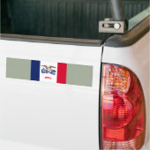 Autocollant De Voiture Drapeau d'État de l'Iowa (Sur camion)