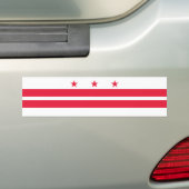 Autocollant De Voiture Drapeau d'État de Washington DC (En voiture)