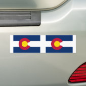 Autocollant De Voiture Drapeau d'état du Colorado (En voiture)