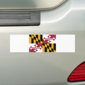 Autocollant De Voiture Drapeau d'État du Maryland (En voiture)