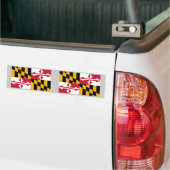 Autocollant De Voiture Drapeau d'état du Maryland (Sur camion)