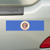 Autocollant De Voiture Drapeau d'État du Minnesota (En voiture)
