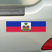 Autocollant De Voiture Drapeau d'Haïti (En voiture)