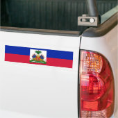 Autocollant De Voiture Drapeau d'Haïti (Sur camion)