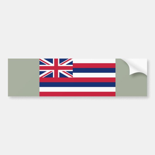 Autocollant De Voiture Drapeau d'Hawaï (État des États-Unis) (Devant)