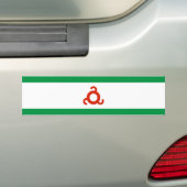 Autocollant De Voiture Drapeau d'Ingushetia (En voiture)