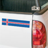 Autocollant De Voiture Drapeau d'Islande (Sur camion)