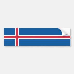 Autocollant De Voiture Drapeau d'Islande