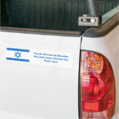Autocollant De Voiture Drapeau d'Israël, (Sur camion)