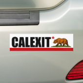 Autocollant De Voiture Drapeau d'ours de CALEXIT la Californie (En voiture)