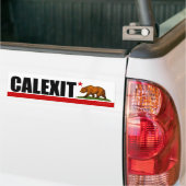 Autocollant De Voiture Drapeau d'ours de CALEXIT la Californie (Sur camion)